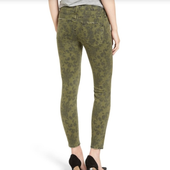 Current/Elliott Star print green skinny jeans - Picture 4 of 8
